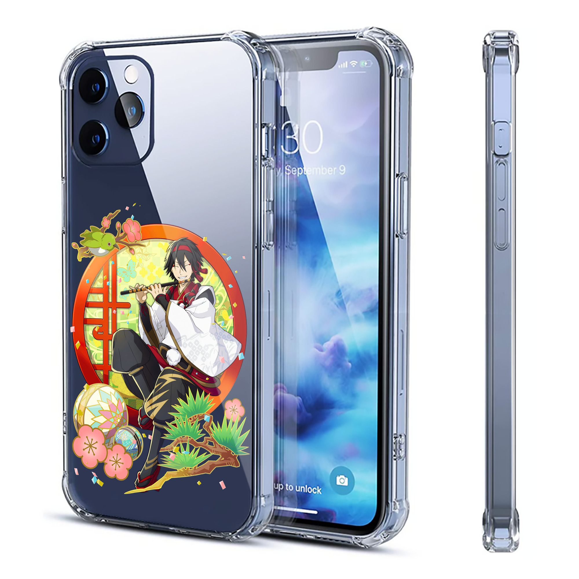 （画像用） 文豪ストレイドッグス Bungo Stray Dogs 【iPhone 12シリーズ対応】透明スマホケース（クリアソフトケース）